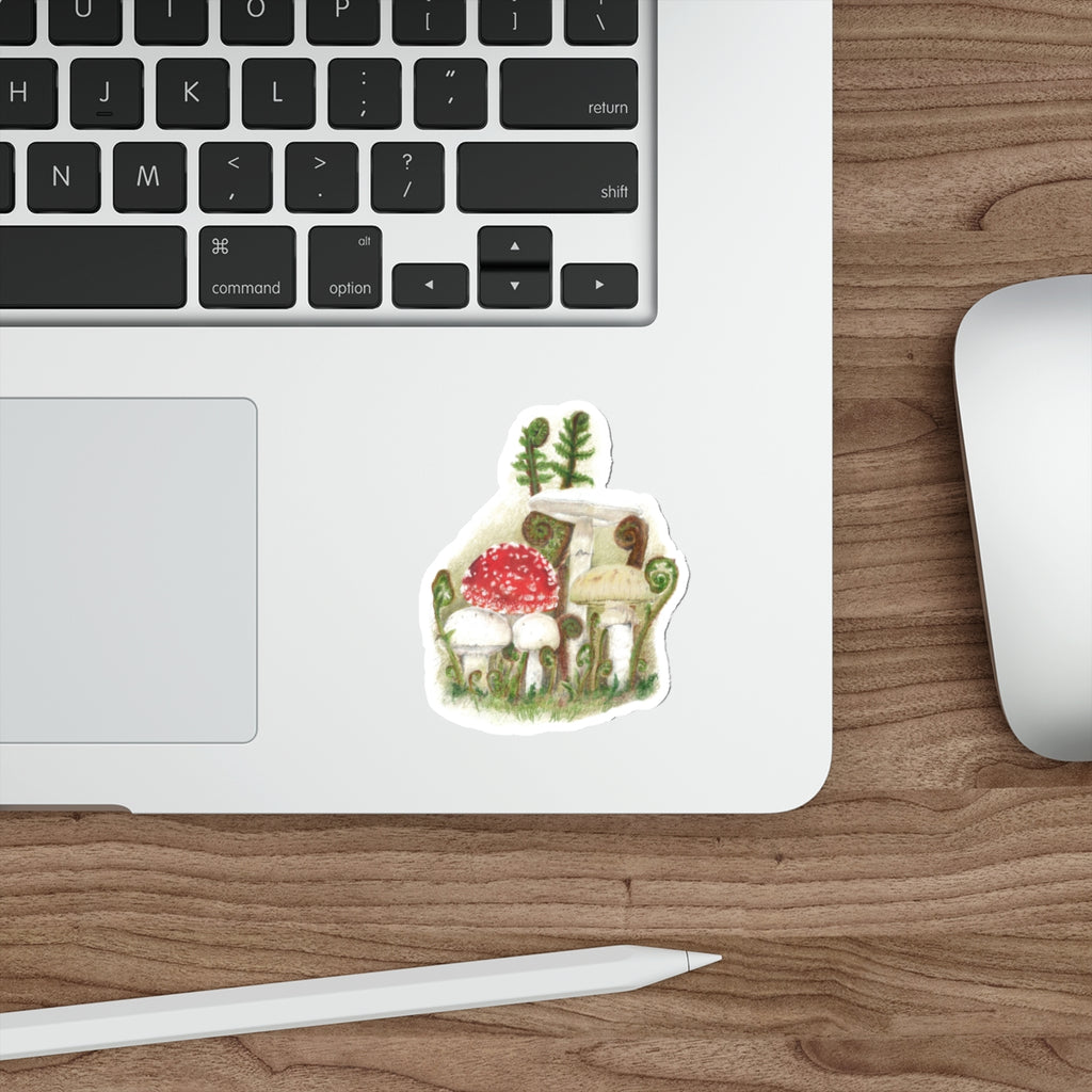 Poison Buddies-Cute Forest Fungi Decal