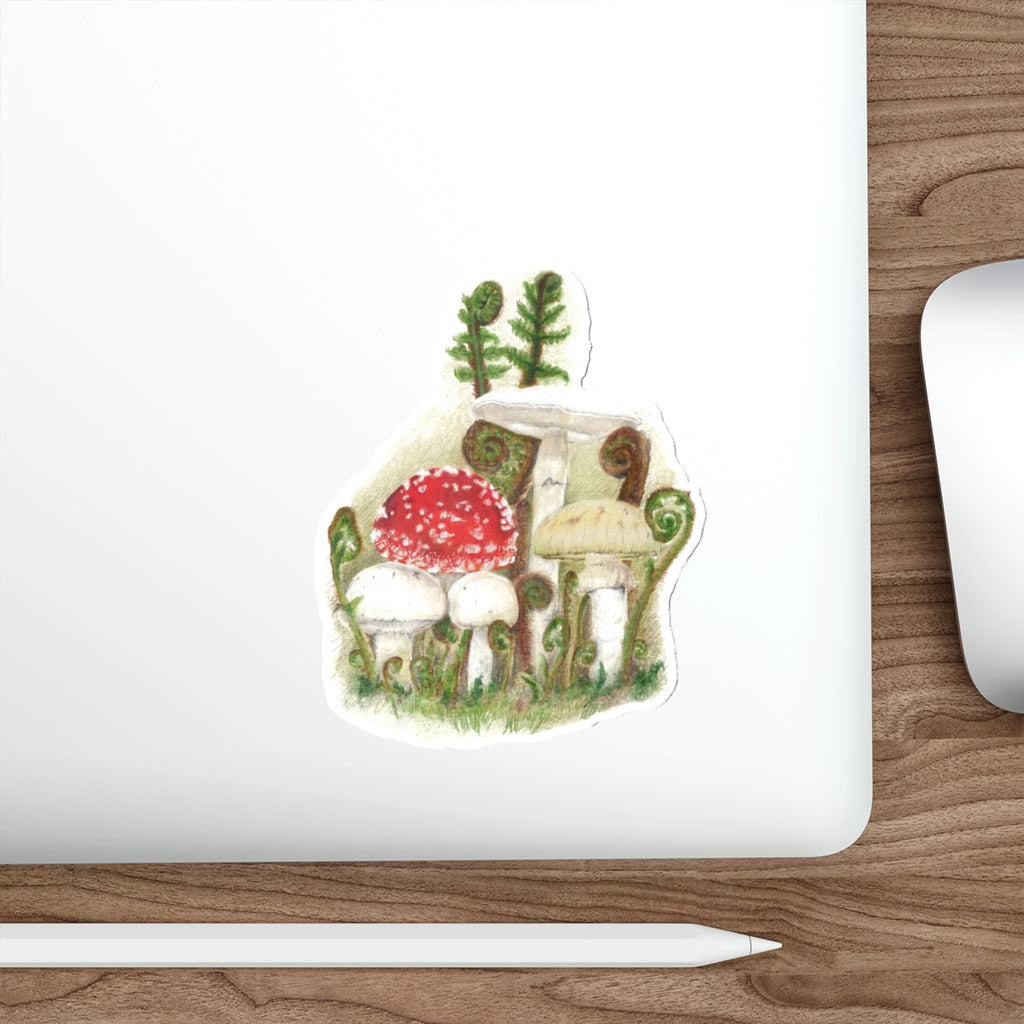 Poison Buddies-Cute Forest Fungi Decal
