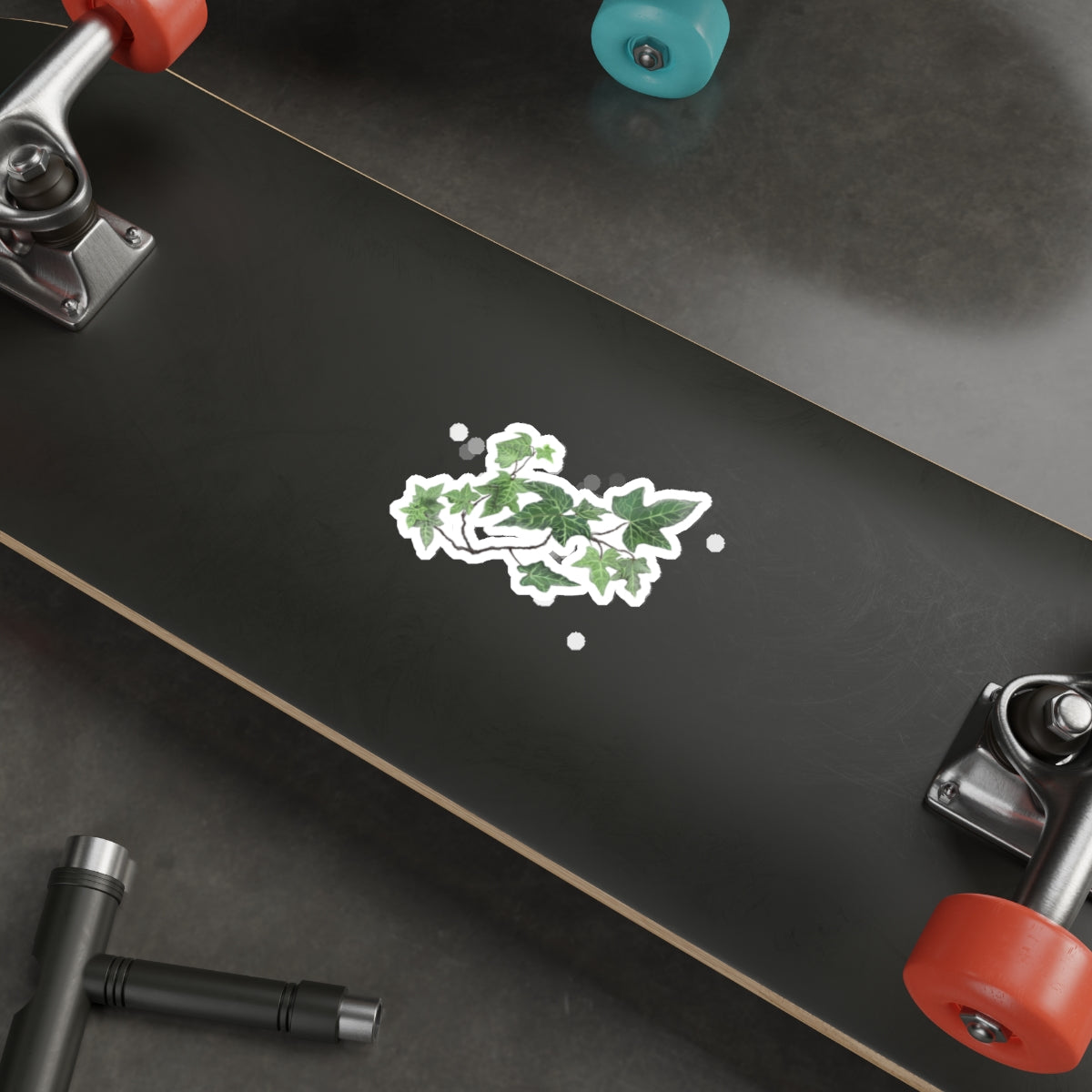 Ivy Vine Die-Cut Sticker – Green Botanical Plant Laptop Decal