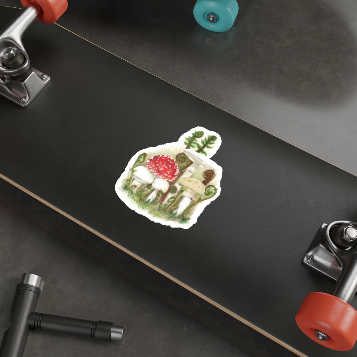 Poison Buddies-Cute Forest Fungi Decal