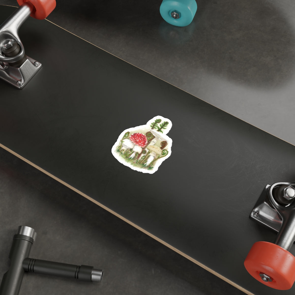 Poison Buddies-Cute Forest Fungi Decal