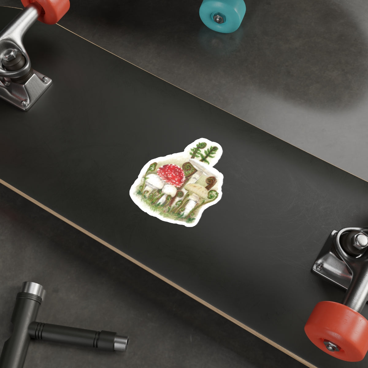 Poison Buddies-Cute Forest Fungi Decal