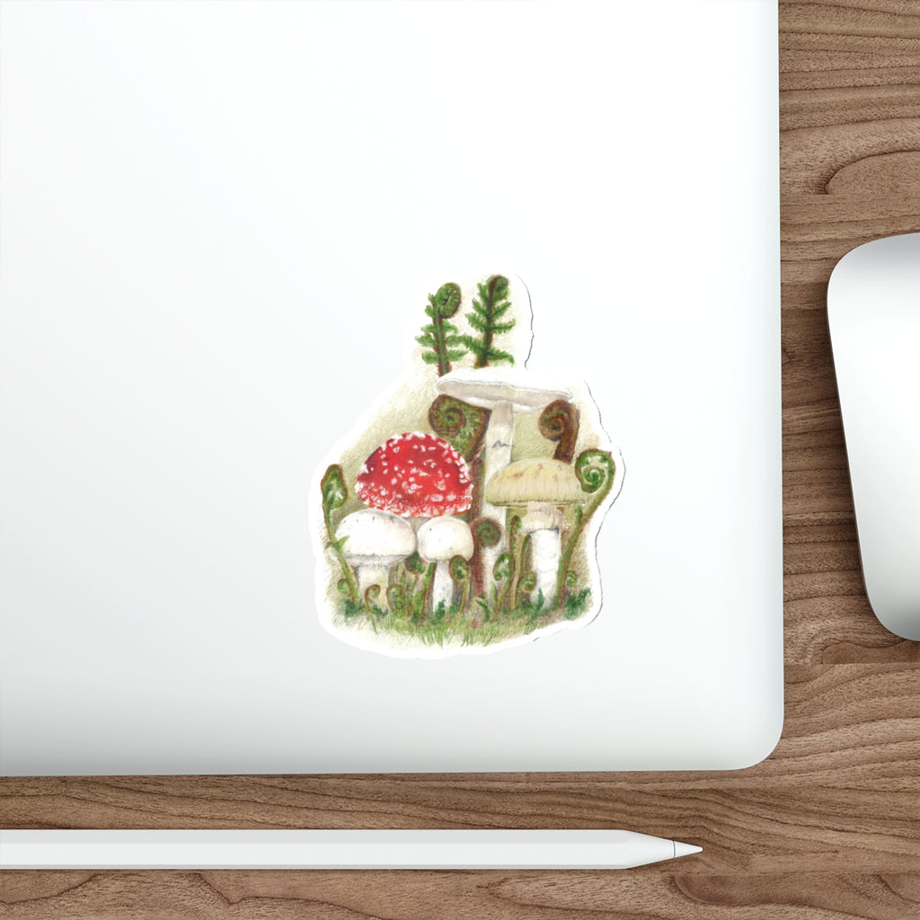 Poison Buddies-Cute Forest Fungi Decal