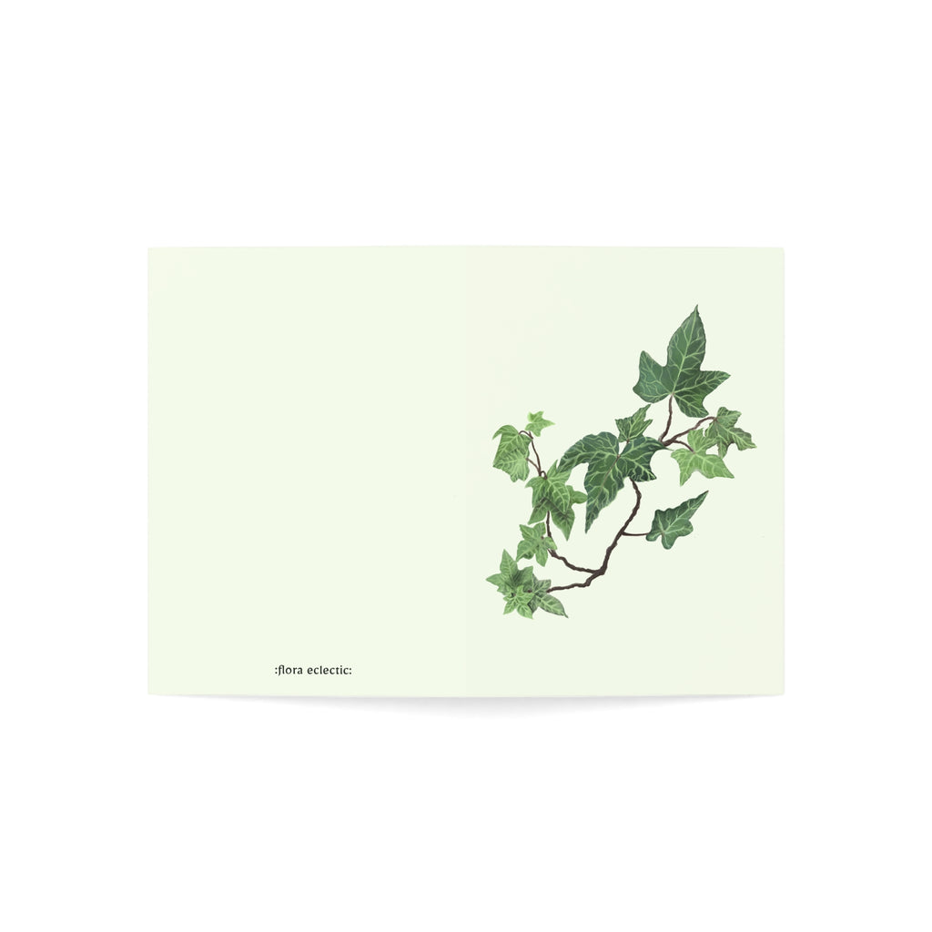 Ivy Branch Greeting Cards — Botanical Blank Note Cards (1/10/30/50pcs)