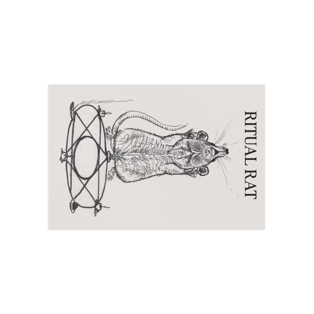 Ritual Rat Fine Art Postcard