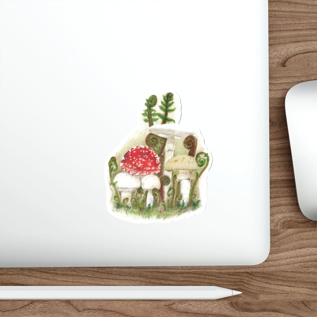 Poison Buddies-Cute Forest Fungi Decal