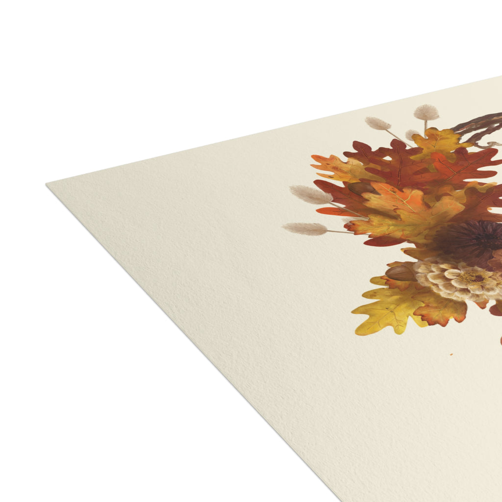 Fall Wreath Postcard Bundles (envelopes not included)