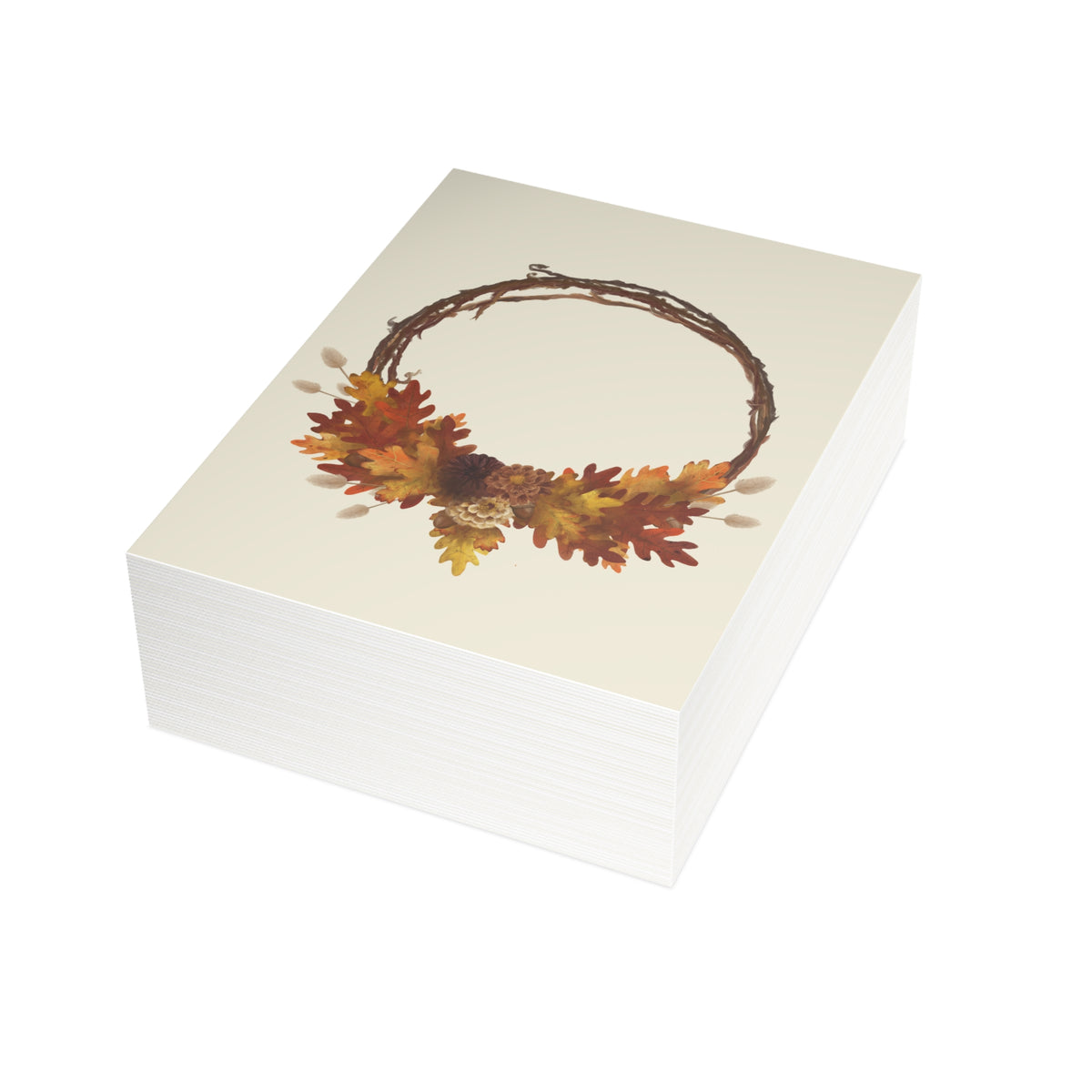 Fall Wreath Postcard Bundles (envelopes not included)