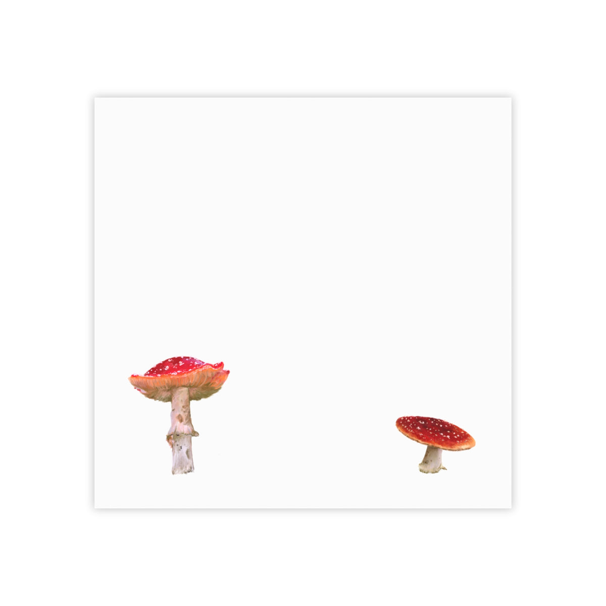 Mushroom Corner Post-it® Note Pads – Cute Red Toadstool Sticky Notes