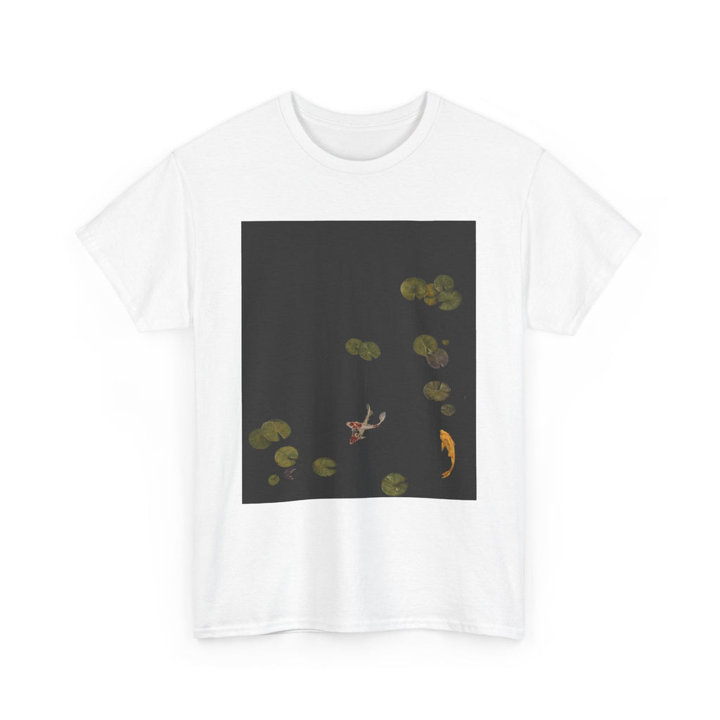 Koi Pond Graphic Tee — Tranquil Lily Pads & Koi Fish T-Shirt