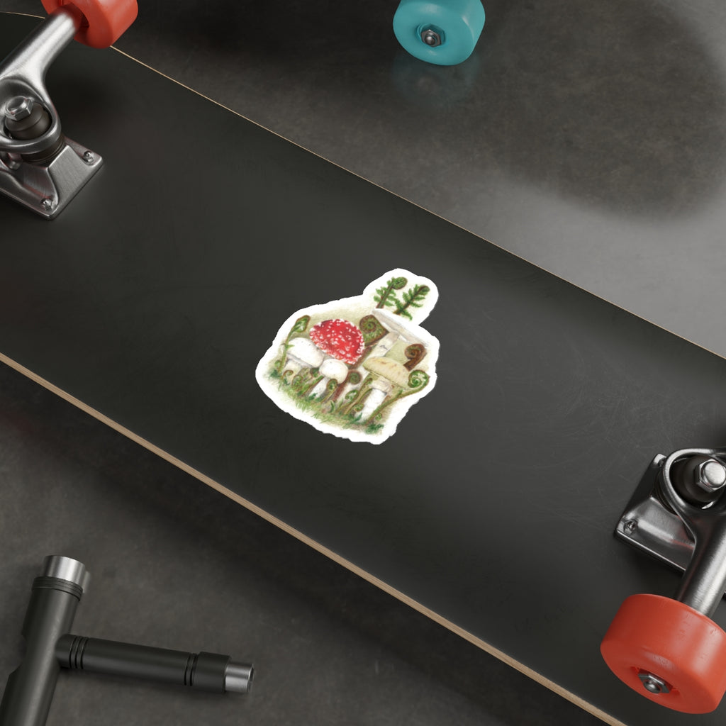 Poison Buddies-Cute Forest Fungi Decal