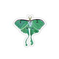 Luna Moth Die-Cut Sticker — Vinyl Decal for Laptops & Nature Lovers