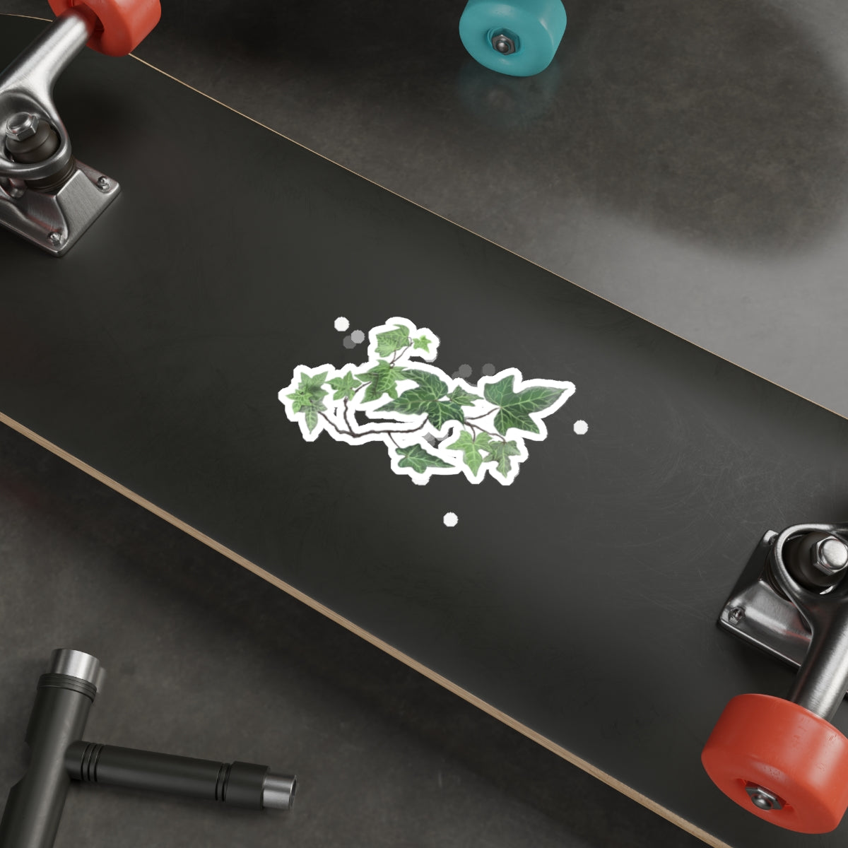 Ivy Vine Die-Cut Sticker – Green Botanical Plant Laptop Decal