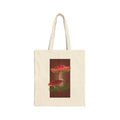 Mushroooooom Art Tote Bag — Red Amanita Canvas Grocery & Market Tote