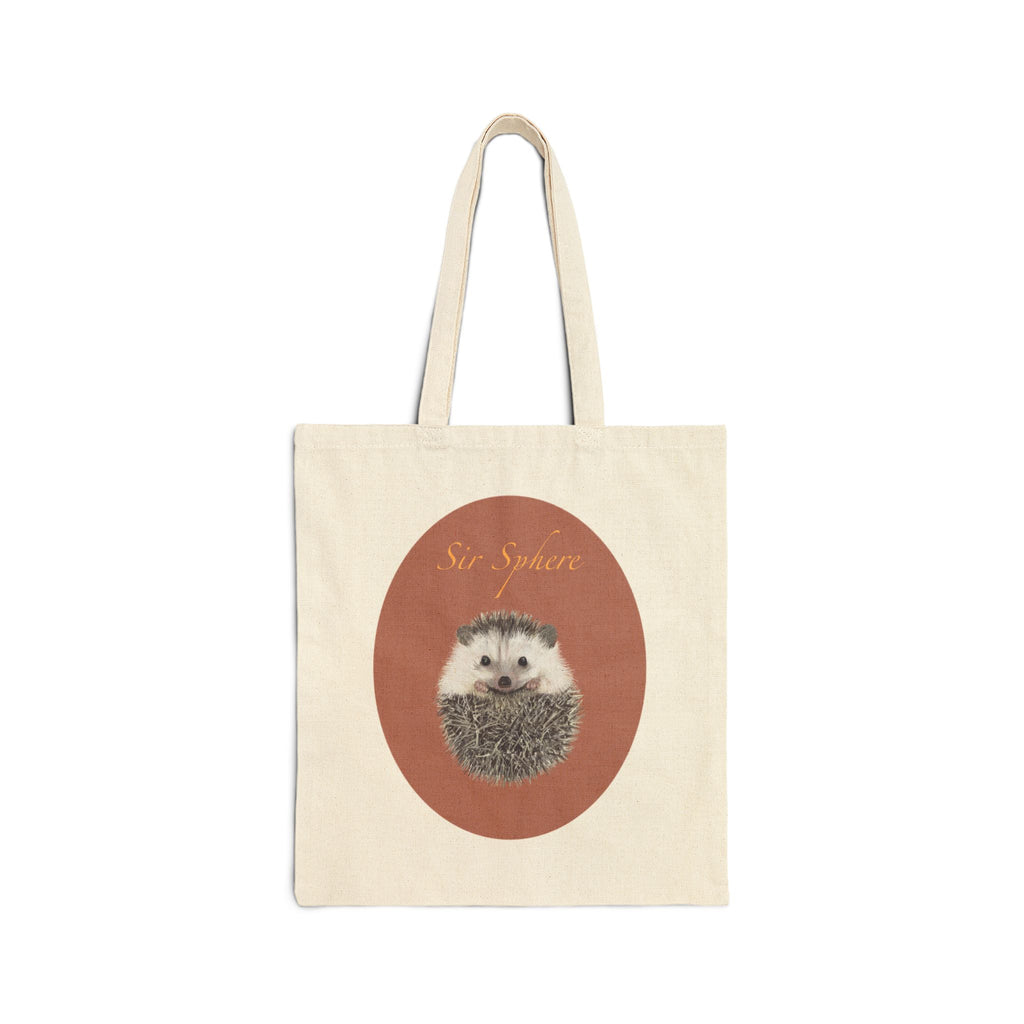 Sir Sphere Canvas Tote Bag — Cute Eco-Friendly Grocery & Everyday Bag