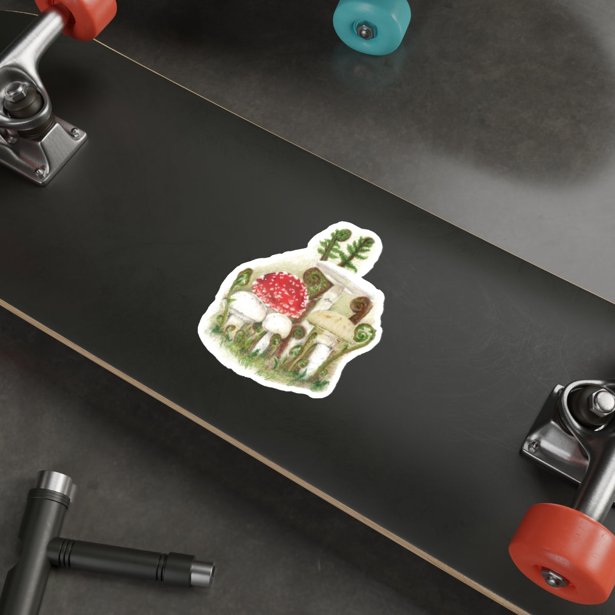 Poison Buddies-Cute Forest Fungi Decal