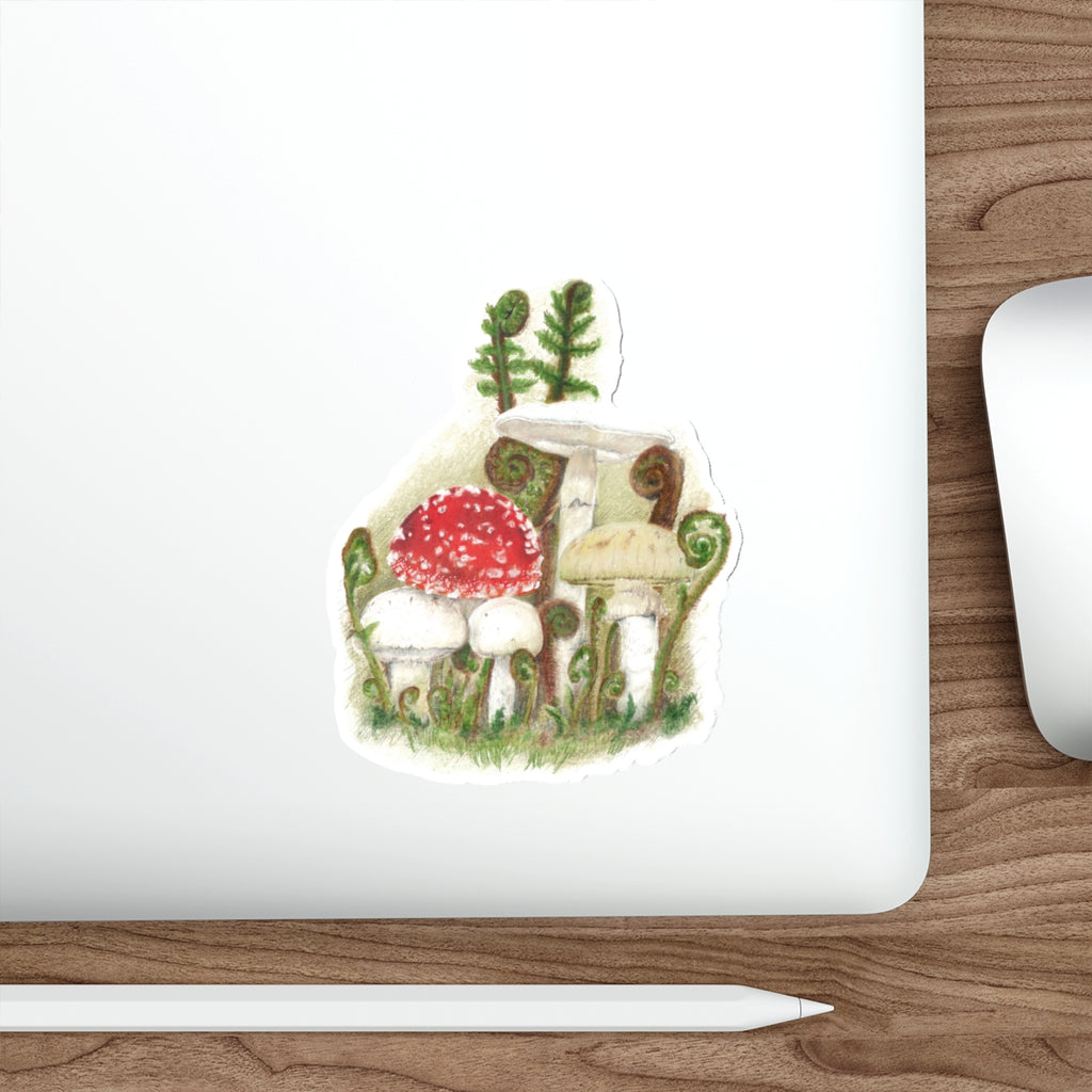 Poison Buddies-Cute Forest Fungi Decal