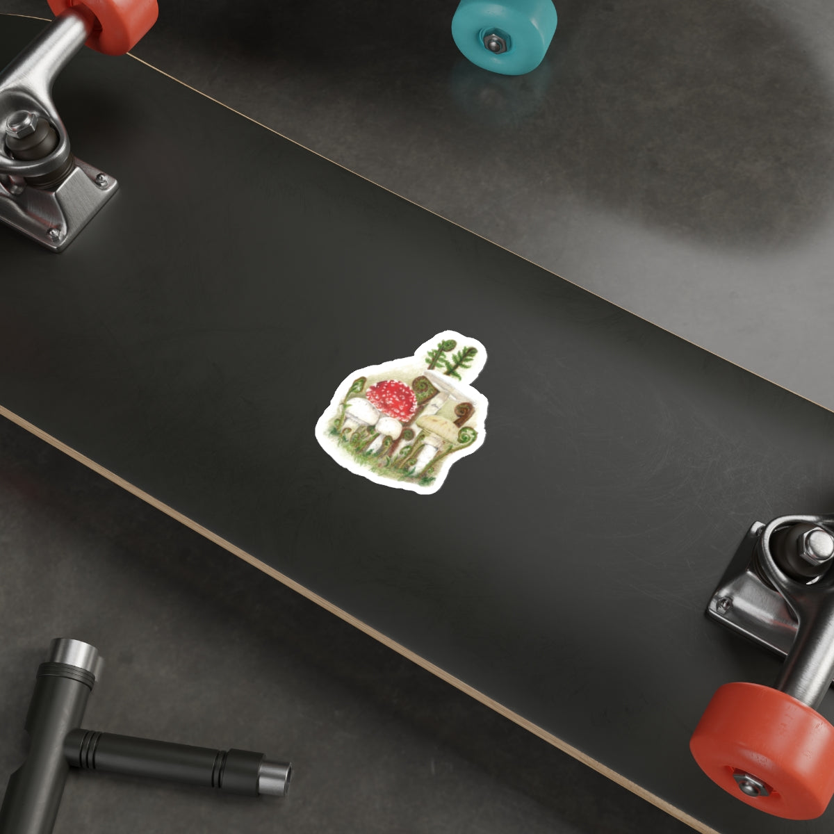Poison Buddies-Cute Forest Fungi Decal